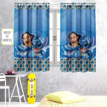 Imagem de Cortina Infantil Blackout Estampada 2,00x1,40 Decoração, Quarto, Menin