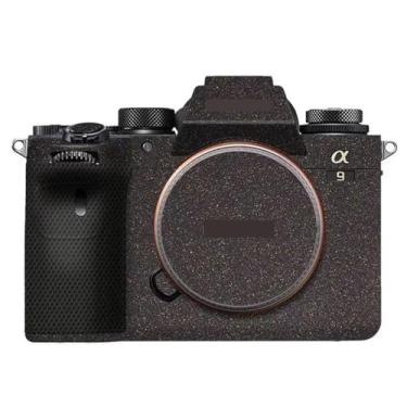 Imagem de Película de decalque para Sony A9 Película de vinil antirarranhões Mirrorless Camera Body Protective Sticker Coat A 9 (preto estrelado)