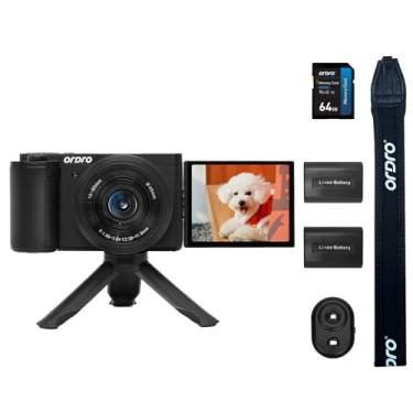 Imagem de ORDRO Câmera digital G930 5K para criadores de conteúdo, vloggers e fotografia com zoom óptico de 5X, foco automático e grande angular (preto)