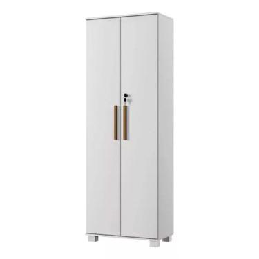 Imagem de Armário Multiuso Bahia 2 Porta C/ Chave 4 Prateleira Interna Arte Móveis