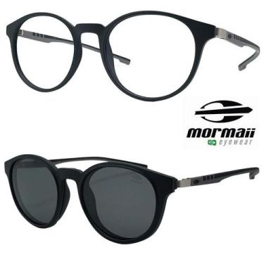 Imagem de Armação de Grau Mormaii Swap 2 6071 ABC com 1 Clipon Cinza, Cinza