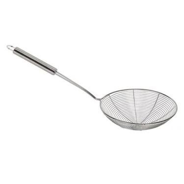 Imagem de Escumadeira Peneira De Para Frituras Aço Inox Cozinha - Clink
