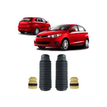 Imagem de 2 Kit Batente Coifa Amortecedor Dianteiro Chery Celer 2013/. - QualyKi
