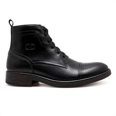 Imagem de Bota de Couro Democrata Masculina Garage Dust Cano Médio 626102