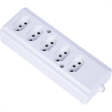 Imagem de Tomada Barra Intern.C Quint 2P+T 20A Branco - INTERNEED