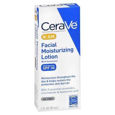 Imagem de Loção Hidratante Facial CeraVe am spf 30 3 Oz da Cerave (pacote com 2)
