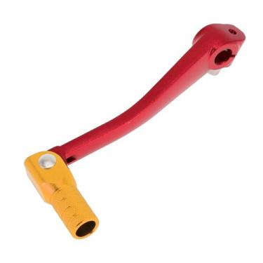 Imagem de Hihaha Alavanca de câmbio dobrável de motocicleta para Bosuer 125 liga de alumínio Pedal alavanca de câmbio braço vermelho dourado
