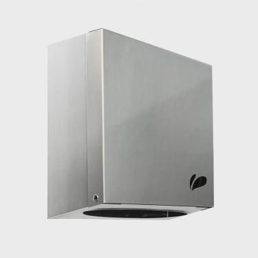 Imagem de Toalheiro Dispenser Quadra Inox Escovado Porta Papel Toalha Biovis