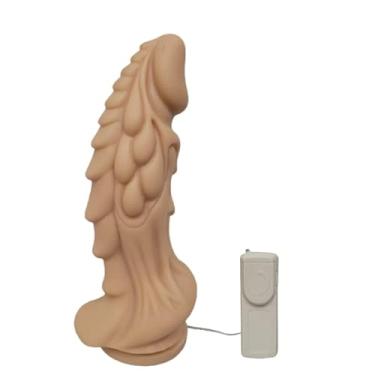 Imagem de Dildo com Ventosa e Bullet 21x5cm Draco Bege - Lovetoys