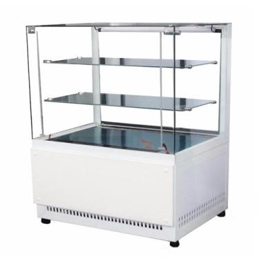 Imagem de DBCR1.0 Balcão Refrigerado Retilíneo Branco - Clean - Para doces e bol