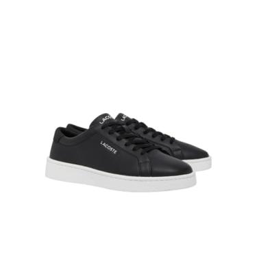 Imagem de Lacoste Tênis masculino Courtderby, Preto e branco, 43