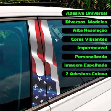 Imagem de Adesivo Personalizado Para Coluna Porta Carro Decorativo 44 - Resitank