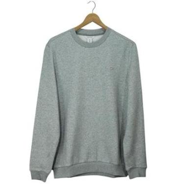 Imagem de Moletom Calvin Klein Gola Careca Cinza Mescla Masculino-Masculino