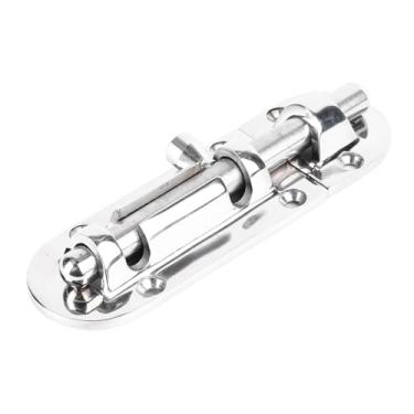 Imagem de Trava de Porta, Parafuso de Barril, Aço Inoxidável, Trava de Portão Deslizante, Fechadura de Porta Deslizante para Armário Pequeno