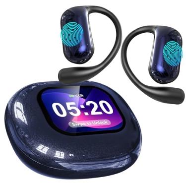 Imagem de Fones de ouvido de tradução AI em tempo real - Fones de ouvido tradutores para 144 idiomas, tela LCD sensível ao toque, design de orelha aberta, fones de ouvido de tradução, Audífonos Traductores