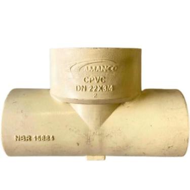 Imagem de Te de Transição 22 x 3/4 Super CPVC Água Quente Amanco