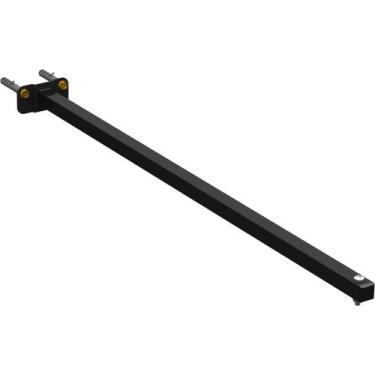 Imagem de Suporte Haste De Refletor Led Parede Fachada Banner Base Reta 80 Cm Pr