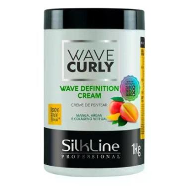 Imagem de Creme de Pentear Wave Cream Manga Silkline 1kg-Unissex