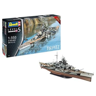 Imagem de Revell 05096 Battleship Tirpitz Platinum Edition 1:350 Scale Unbuilt/Unpainted Plastic Model Kit