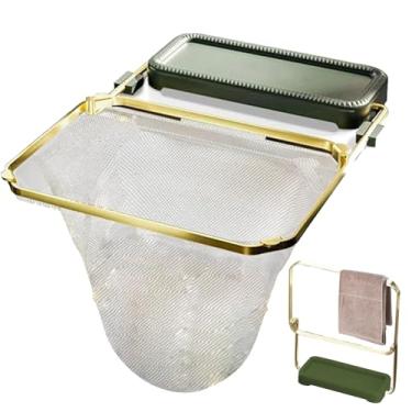 Imagem de Cesta de apanhador de alimentos, filtro de desperdício de alimentos para pia|Casquete de filtro de apanhador de resíduos de alimentos para alimentos - multiuso à prova de ferrugem, com 50 sac