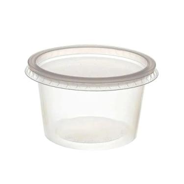 Imagem de Pote Redondo com Tampa 500, 350 e 200mL com 20, 40 e 60 Unidades(350 mL,60 Unidades)