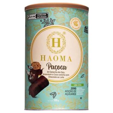 Imagem de Paçoca de Castanha de Caju Amendoim e Coco com Chocolate Linha Stevia 