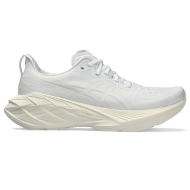 Imagem de ASICS NOVABLAST 4 Tênis de corrida masculino, Branco/Branco, 39