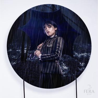 Imagem de Painel Decorativo para Festa 1,80x1,80 metros Vesti Fácil com Elástico Wandinha - Fera Print