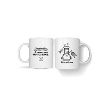 Imagem de Caneca Porcelana 325ml Biomedicina Personalizda - Kathavento