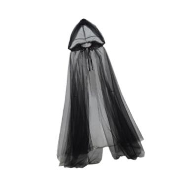 Imagem de YIJU Fantasia de bruxa com capa de Halloween Fantasia de cosplay de Halloween para eventos de cosplay