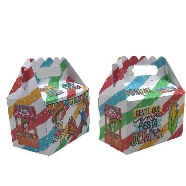 Imagem de Kit 10 Caixinhas Lembrancinhas Tema Festa Junina Para Decoração Festa Infantil e Eventos