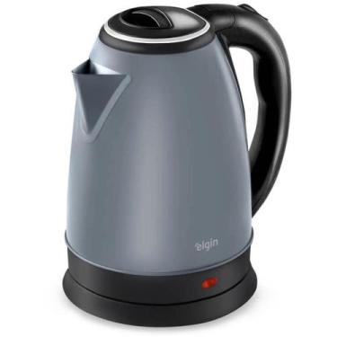 Imagem de Chaleira Elétrica Inox Cinza Lunar 2 Litros Elgin 220V, 220V