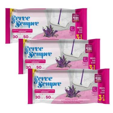 Imagem de Kit 3 unidades Lenços Umedecidos de Limpeza Limpa Piso - Limppano