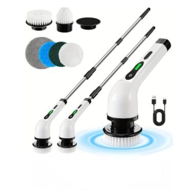 Imagem de Escova De Limpeza elétrico Ajustável Janela Banheiro e Cozinha 7 em 1 Recarregável(7 EM 1)