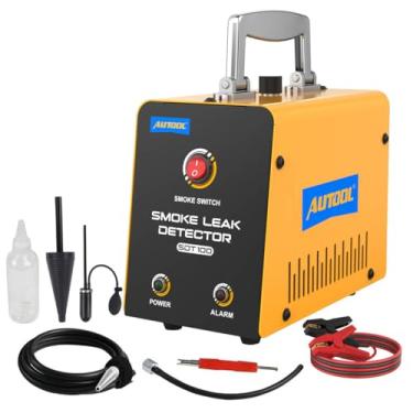 Imagem de AUTOOL Detector automotivo de chumbo de máquina de fumaça DC 12V EVAP Testador de diagnóstico a vácuo com bomba de ar integrada para sistema de tubulação