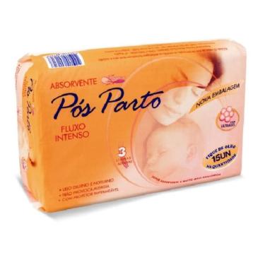 Imagem de Absorvente Pós Parto Fluxo Intenso Incomfral 15 Unidades