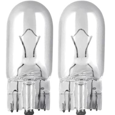 Imagem de 2 Lâmpada Halógena Pingo T10 Incolor Iluminação Original W5w 12v - Lux