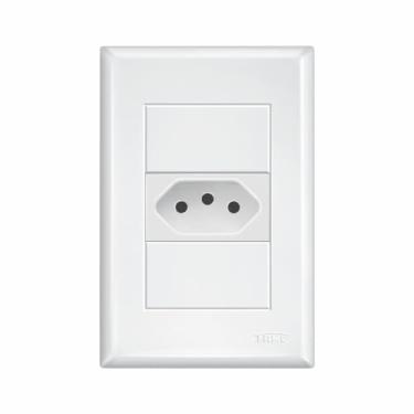 Imagem de CONJUNTO TOMADA 2P+T 10A 250V EVIDENCE – FAME