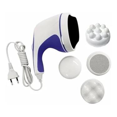 Imagem de Massageador Orbital Elétrico Portátil Roxo 110V - Drenagem Linfática, Redução de Medidas e Relaxamento Profundo!