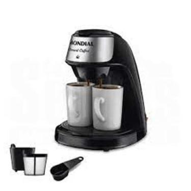 Imagem de Cafeteira Elétrica Mondial Smart Coffee Com 2 Xícaras Preto