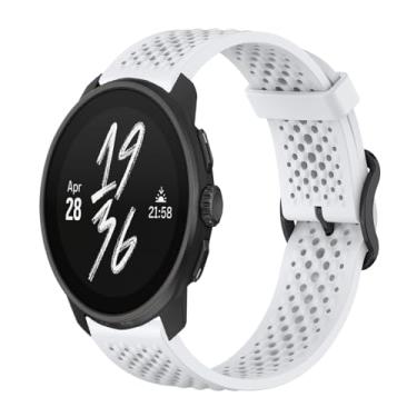 Imagem de Gheper Pulseira de substituição compatível com Suunto Race/Race S/Vertical/9 Peak Pro/9 Peak/5 Peak, acessório para smartwatch, de silicone macio, respirável, 22 mm