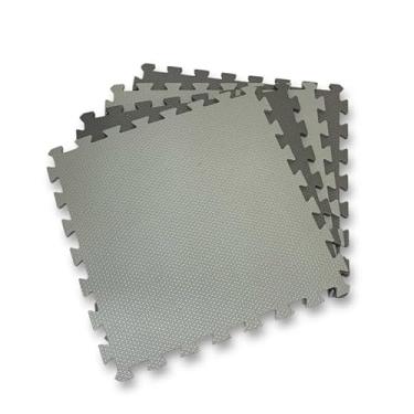 Imagem de Kit 6 Tatame Tapete Eva Emborrachado Linha Premium 50x50 10mm (Tons-Cinza)