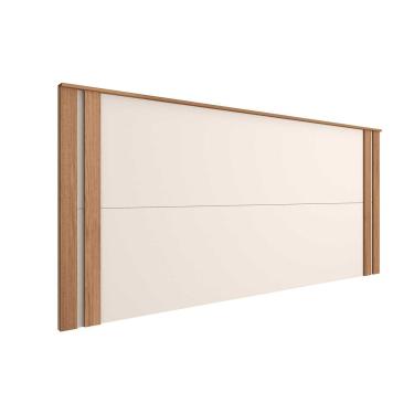 Imagem de Cabeceira Cama Box Madeirado Casal/Queen Eden Freijo/Off White - Caemmun