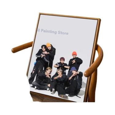 Imagem de E-ENHYPEN Kpop Man Adesivo De Pôster À Prova D'água Autoadesivo Para D