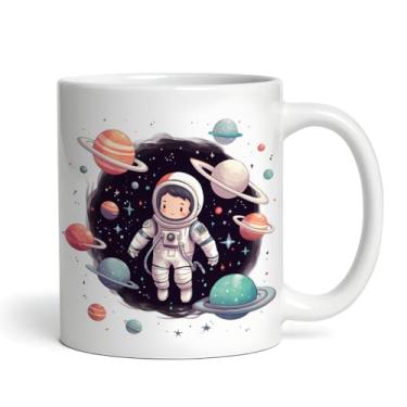 Imagem de Caneca xicara astronauta planetas 25EI