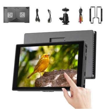 Imagem de PortKeys HD7T Monitor de campo para câmera DSLR de 7 polegadas com tela sensível ao toque, 1000 nits de alto brilho, entrada HDMI 4K30P, LUT 3D, monitor de vídeo com proteção solar (sem bateria)