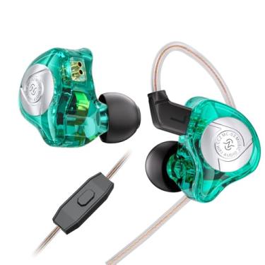 Imagem de HiFi IEM para jogos, CCZ MC02 em monitores auriculares, fones de ouvido para jogos com som de cristal claro, fones de ouvido com fio 1DD de 10 mm com pontas de ouvido IEMS patenteadas para estudantes