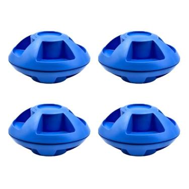 Imagem de 4 peças de desembaraçador de lençóis reduzem os emaranhados de roupas para lavadora e secadora, economize tempo de secagem, acessórios reutilizáveis, azul