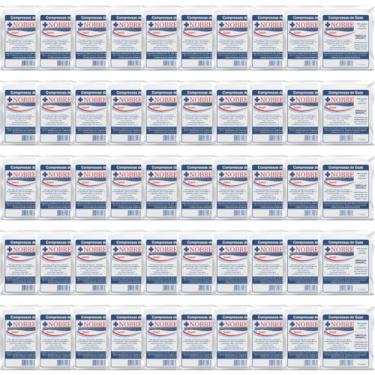 Imagem de Compressa De Gaze ESTÉRIL 13 Fios Hidrófila 500 Uni (50 pacotes c/ 10 gazes)