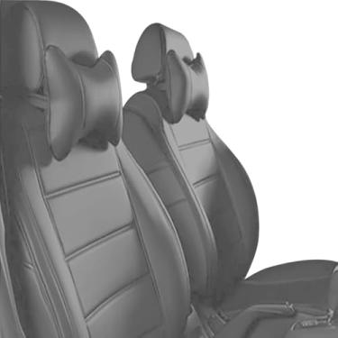 Imagem de Almofada Encosto de Proteção Para Pescoço Banco Carro AUTOMOTIVO (Cinza)